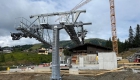 Bouw nieuw Almbahn in Katschberg.